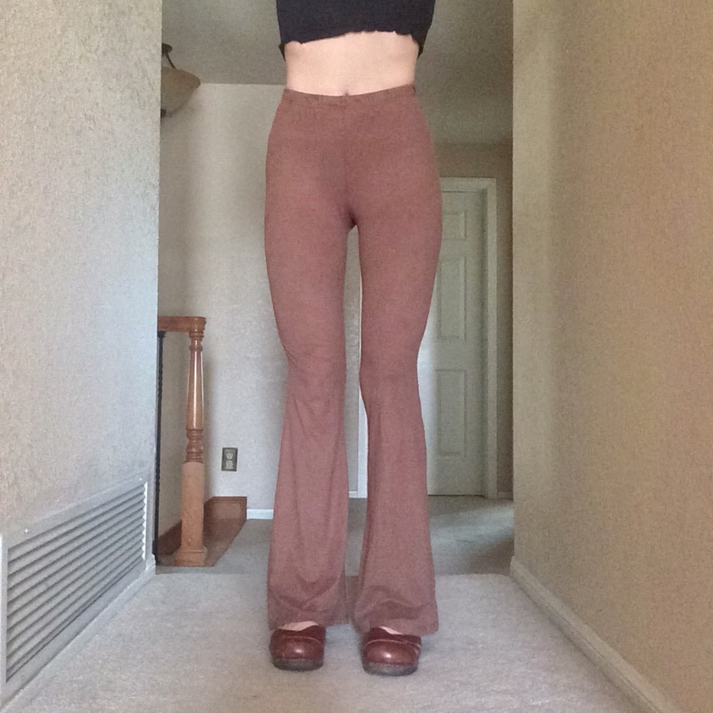 🦌🌼Beautiful faux suede Bambi bellbottoms
